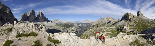 Bergsteigen und Wandern im Reich der Dolomiten